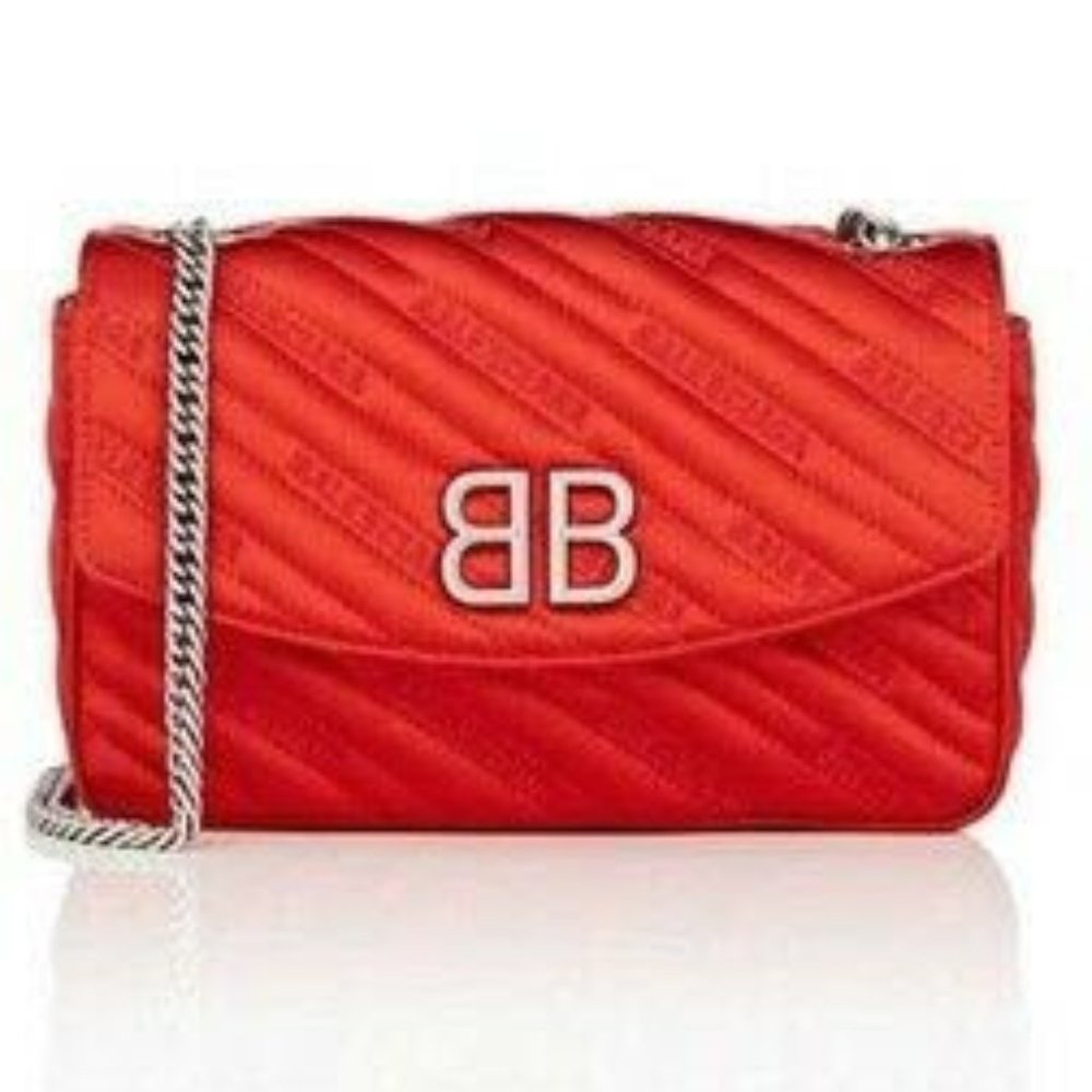 Balenciaga Round Quilted Jacquard Bb WOC